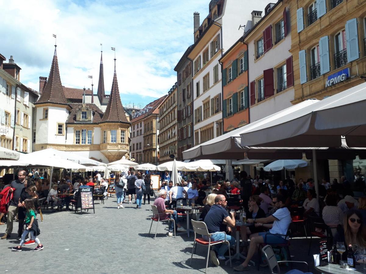 La Crique De L'Evole Apartamento Neuchâtel Exterior foto